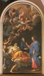 La mort de saint Joseph, 1676